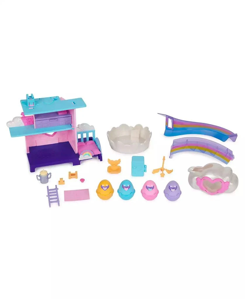 Hatchimals Alive Hatchi-Nursery Playset with 4 Mini Figures in Self-Hatching Eggs 2