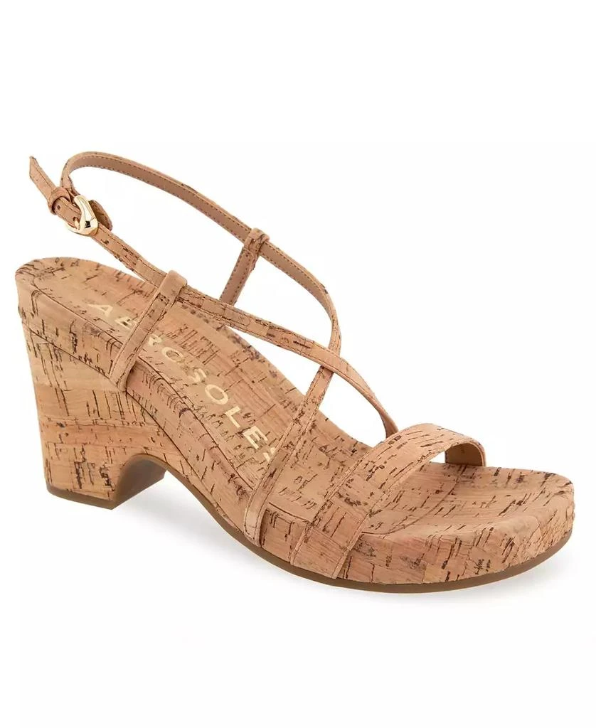 Aerosoles Women's Miles Round Toe Wedge Sandals 1