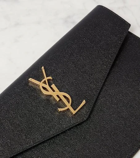 Yves Saint Laurent Uptown leather clutch 6