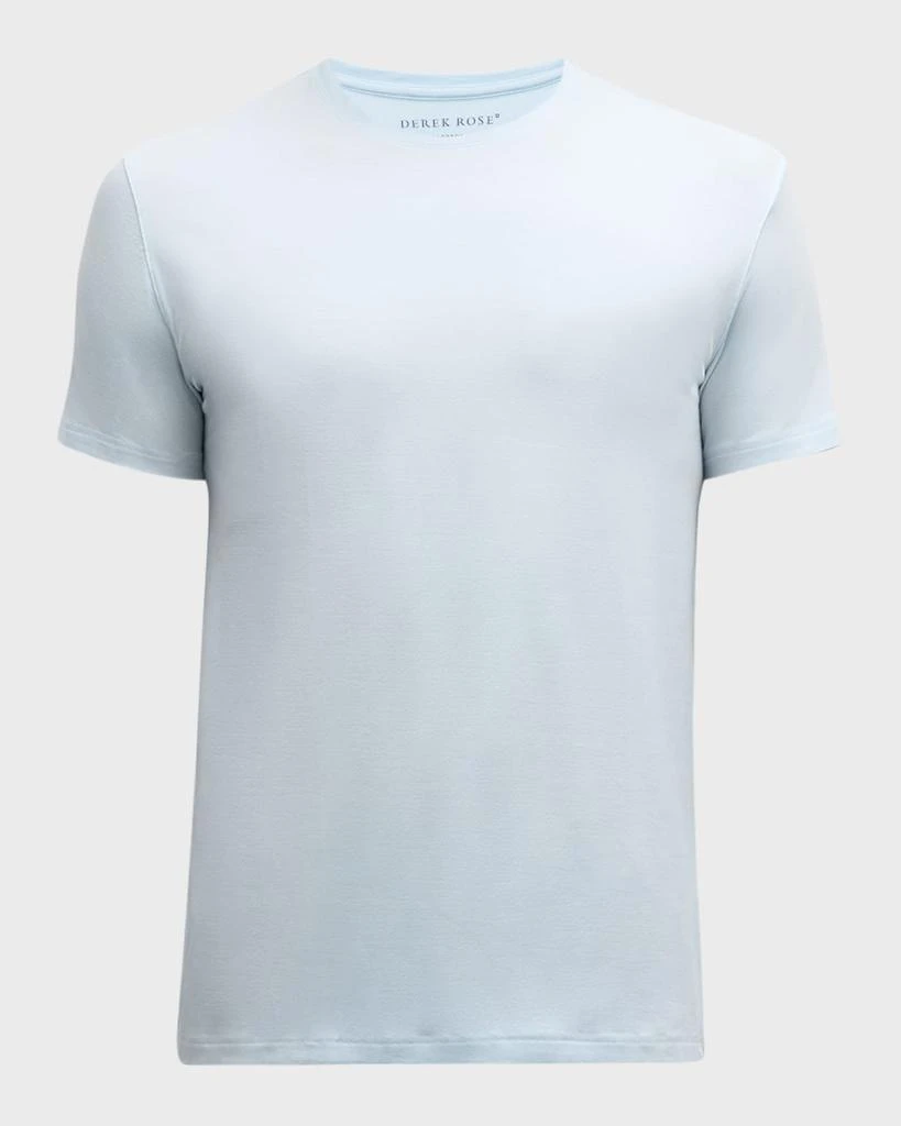 Derek Rose Men's Basel Crewneck T-Shirt 1