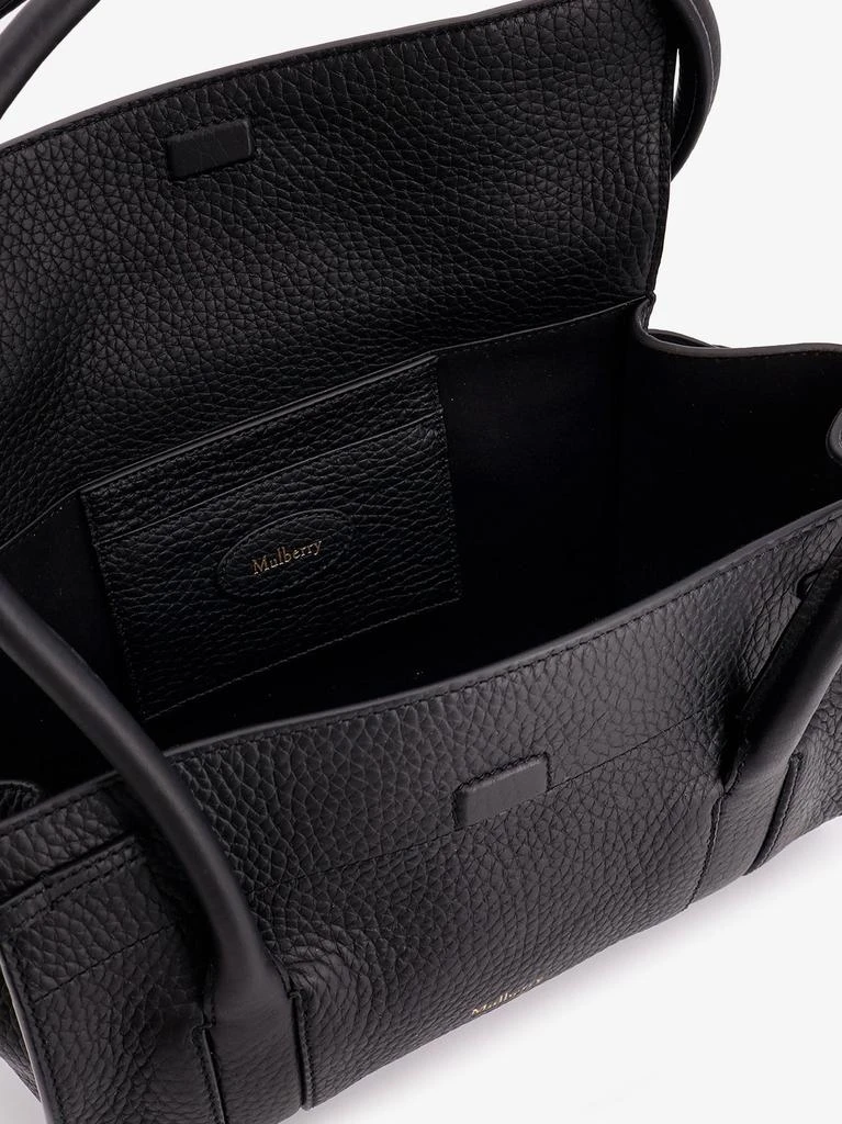Mulberry Leather shoulder bag with logo 4