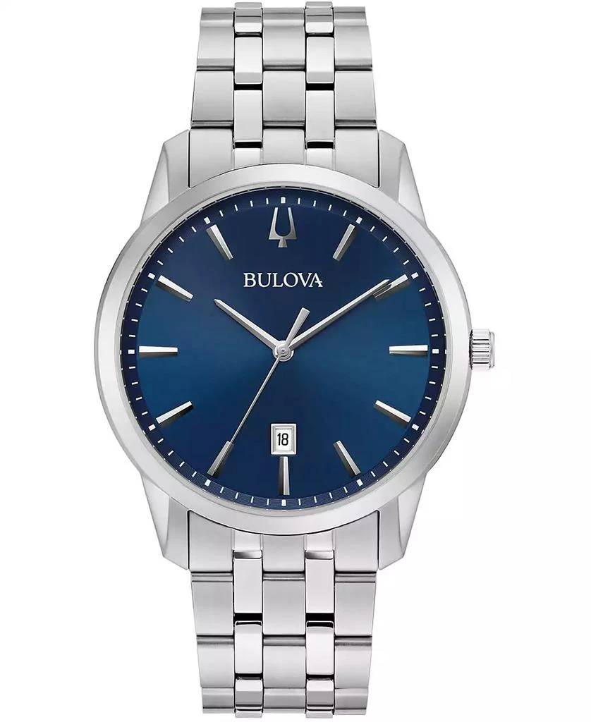 Bulova Men's Sutton Stainless Steel Bracelet Watch 40mm 1
