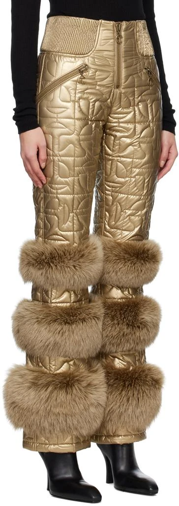 Moose Knuckles Gold Telfar Edition Quilted Bomber Trousers 2