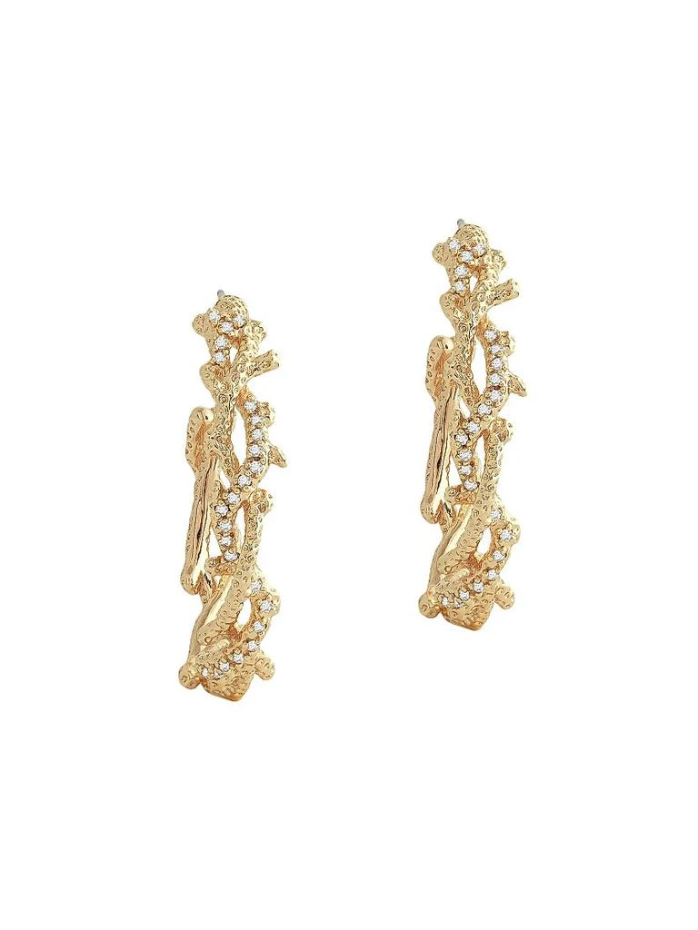 Anabel Aram Ocean Coral 18K Gold-Plated Hoop Earrings 3