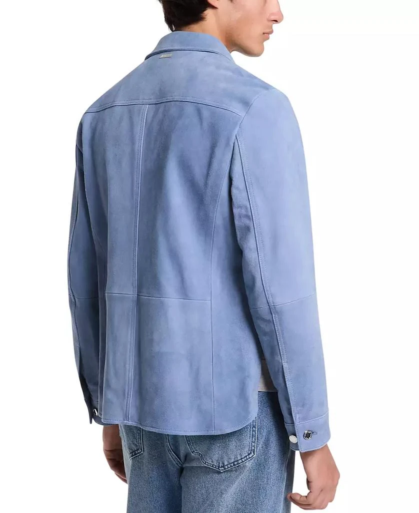 Michael Kors Men's Long Sleeve Button-Front Suede Shirt-Jacket 2