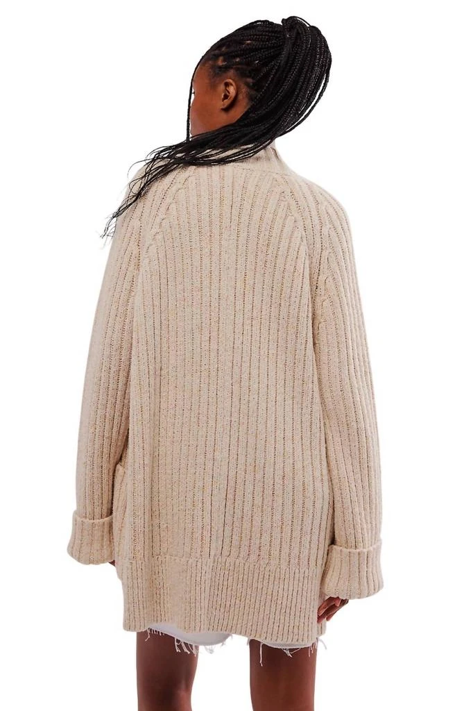 Free People Blossom Cardigan In Ivory Pastel 2