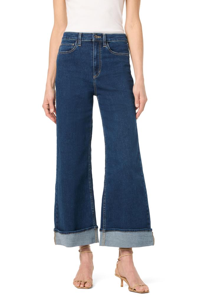 Joe's Wide Leg Ankle Crop Cuff Jeans