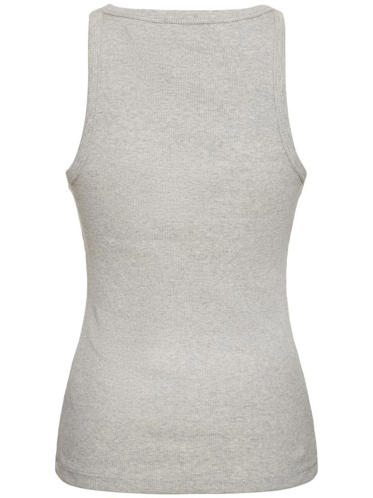 Nili Lotan Jennifer Ribbed Cotton Tank Top 4