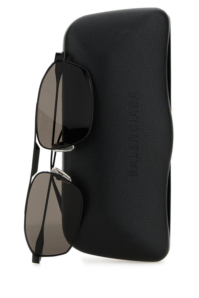 Balenciaga Black metal sunglasses