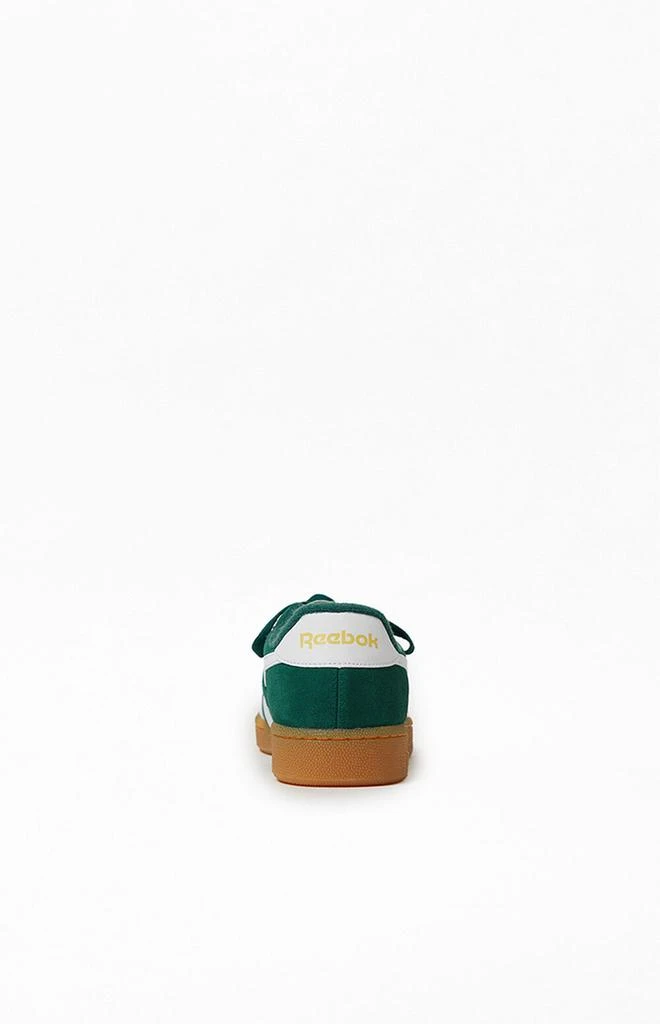 Reebok Green & White Club C UK Grounds Shoes 3