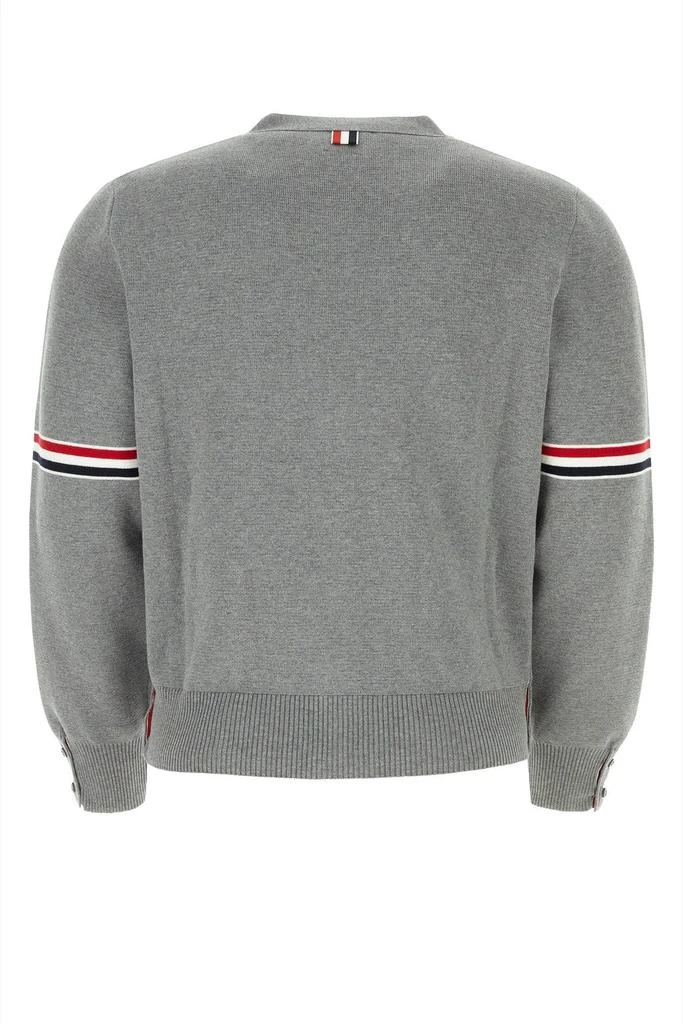 Thom Browne MILANO STITCH V-NECK CARDIGAN W RWB STR 1