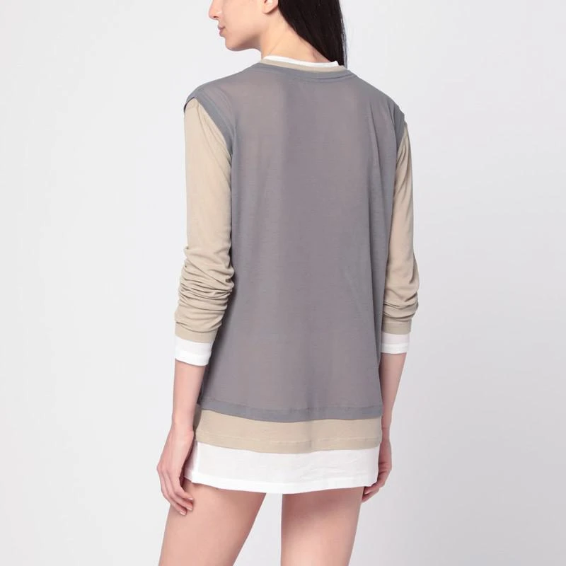 Miu Miu Set of three t-shirts white/pumice/lead 3
