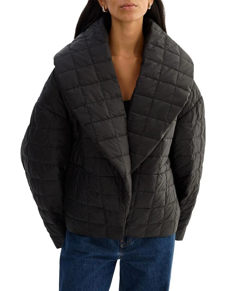 LaMarque Melissa Shawl Collar Quilted Jacket 3