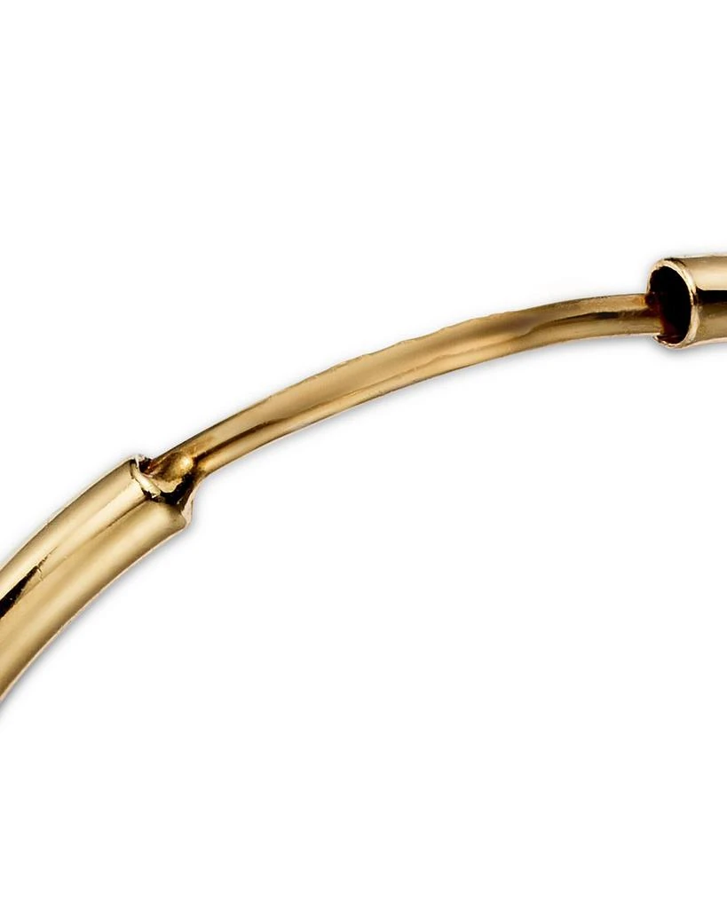 Bloomingdale's 14K Yellow Gold Endless Hoop Earrings 4