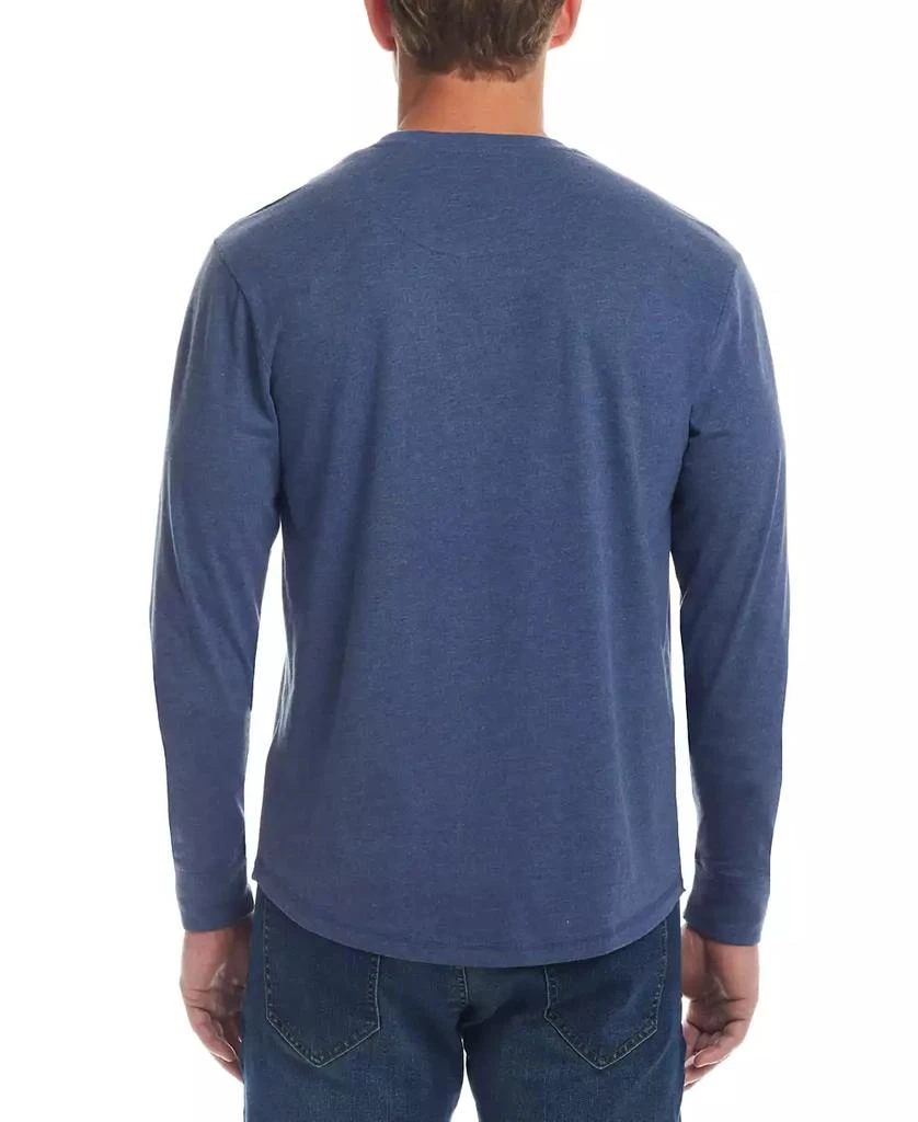 Weatherproof Vintage Men's Long Sleeved Brushed Jersey Crew Neck T-shirt 2
