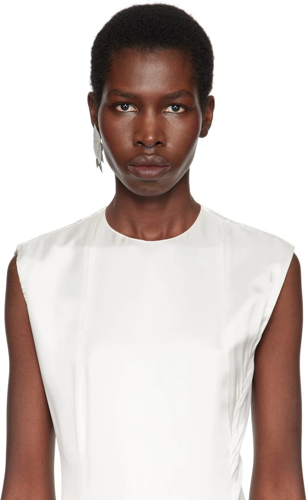 D'heygere SSENSE Exclusive Bridal Capsule Rose Print Single Earring 3