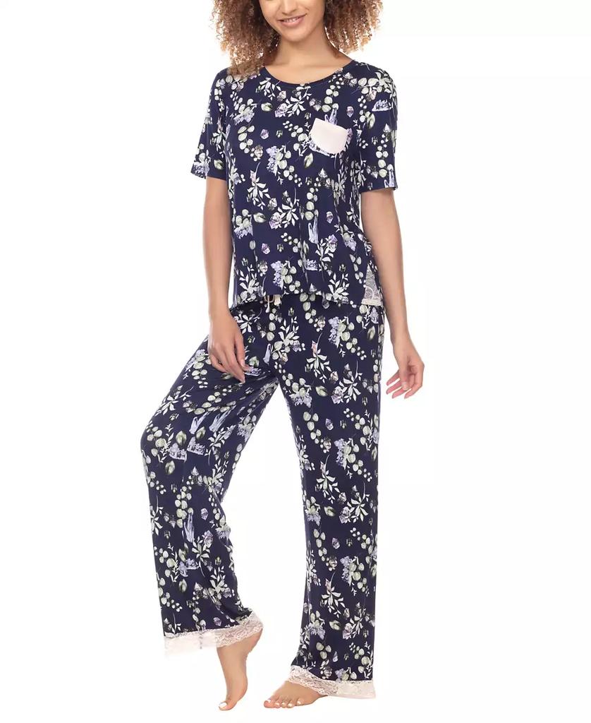 Honeydew Intimates Women's Something Sweet Rayon Pant Pajama Set, 2 Piece