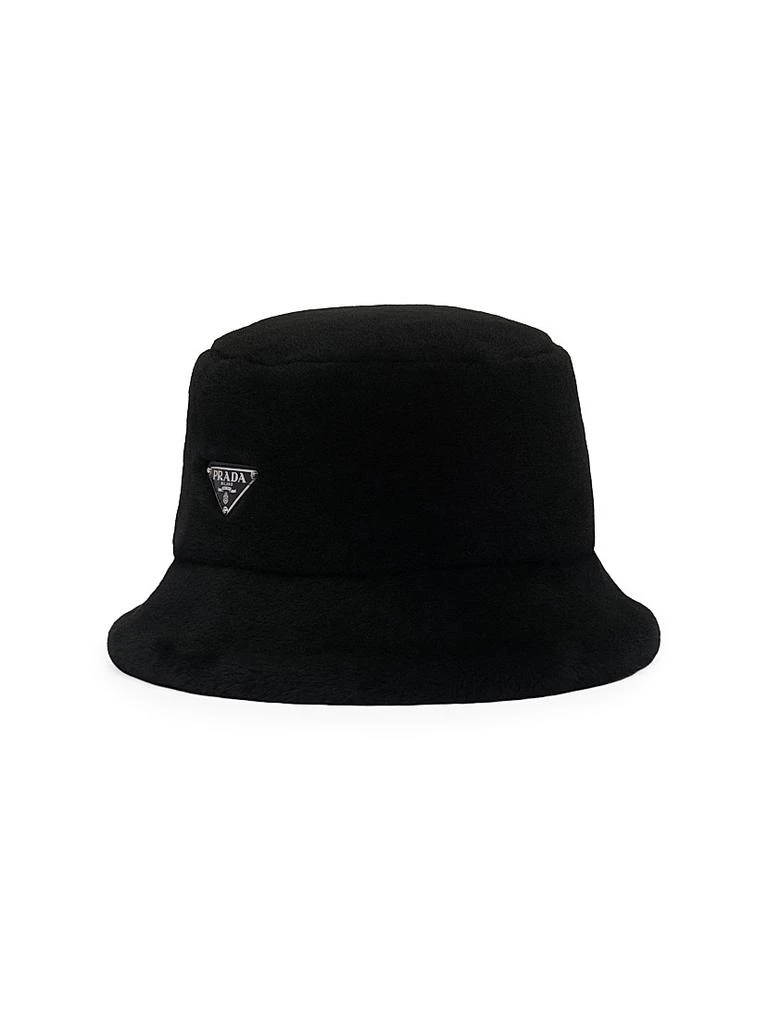 Prada reversible technical-cotton Bucket Hat NEW NWT L Prada Reversible Technical-Cotton Bucket Hat - Blue  main image 2