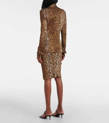 Versace Leopard-print shirt 3