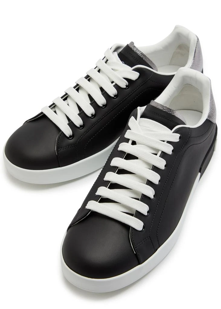 Dolce
Gabbana Portofino panelled leather sneakers 3