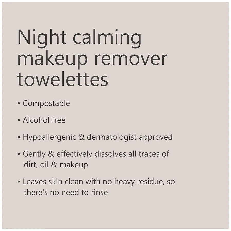 Walgreens Night Calming Makeup Remover Towelettes 6