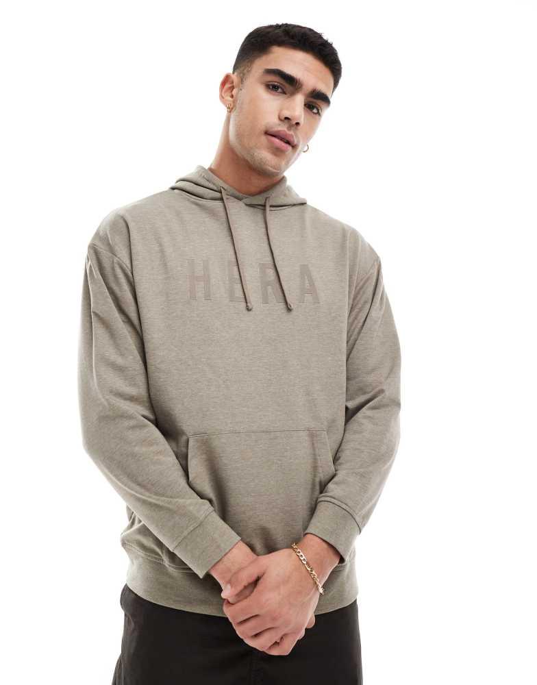HERA Hera focus hoodie in marsh grey
