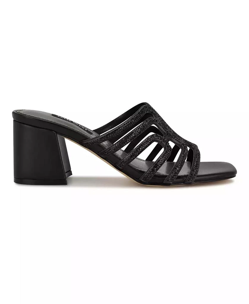 Nine West Women's Grassa Embellished Block Heel Dress Sandals 2
