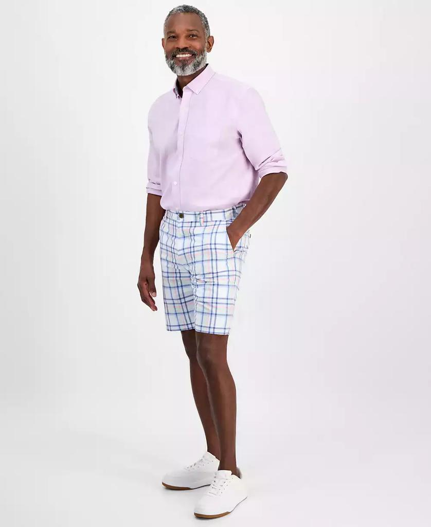 Club Room Men's Tonno Cotton Plaid Madras Shorts, Exclusively at Macy's