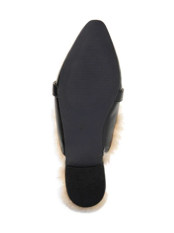 BCBG Tara 2 Faux Fur Lined Mules 6