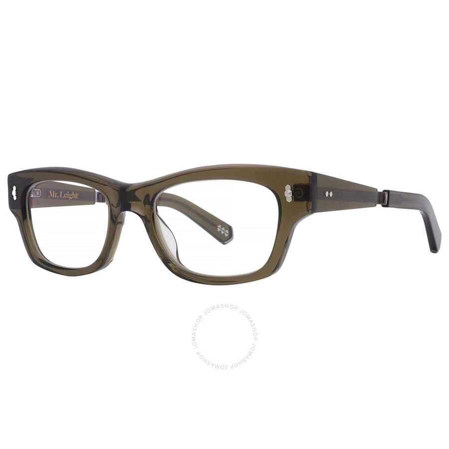 Mr. Leight ANTOINE C Demo Rectangular Men's Eyeglasses ML1042 LIMU-PLT 49 3