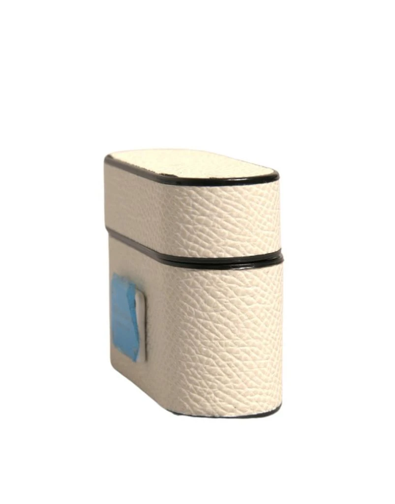 Dolce 
Gabbana Leather Metal Logo Plaque Holder Airpods Case 2