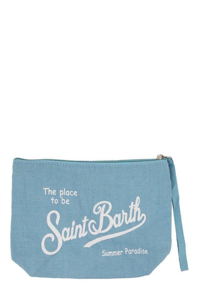 Mc2 Saint Barth Mc2 Saint Barth Logo Embroidered Clutch Bag