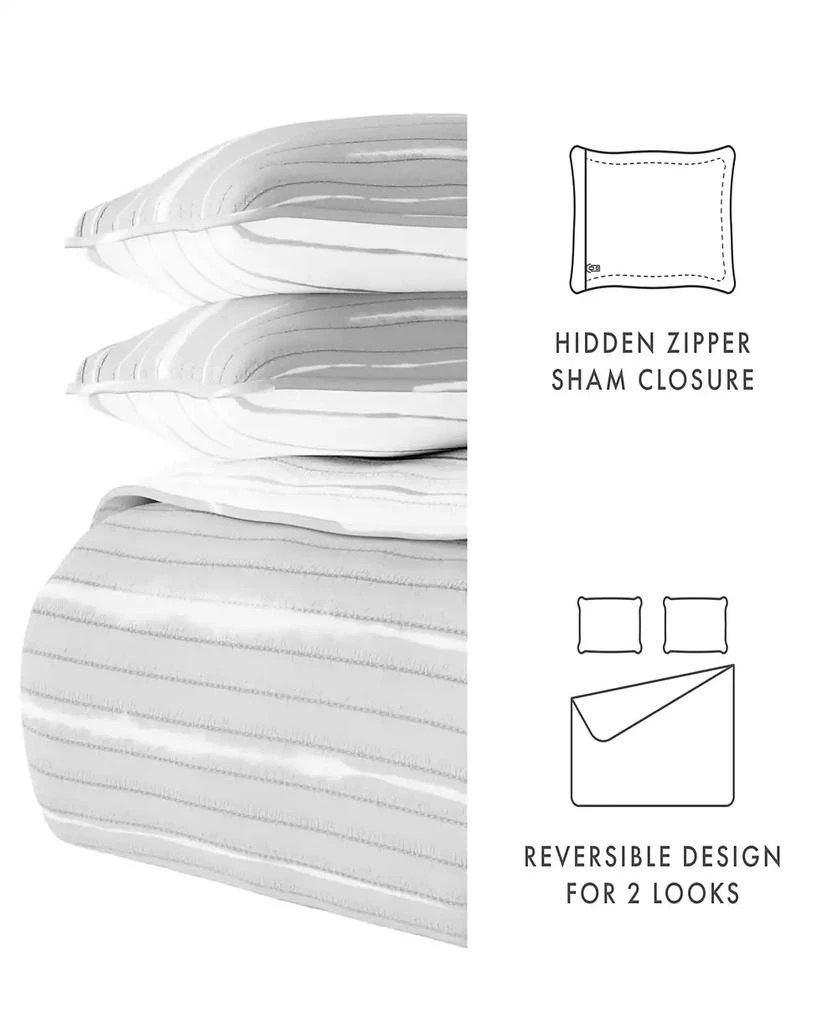 IENJOY HOME Horizon Lines Reversible 2-Pc. Lightweight Quilt Set 13