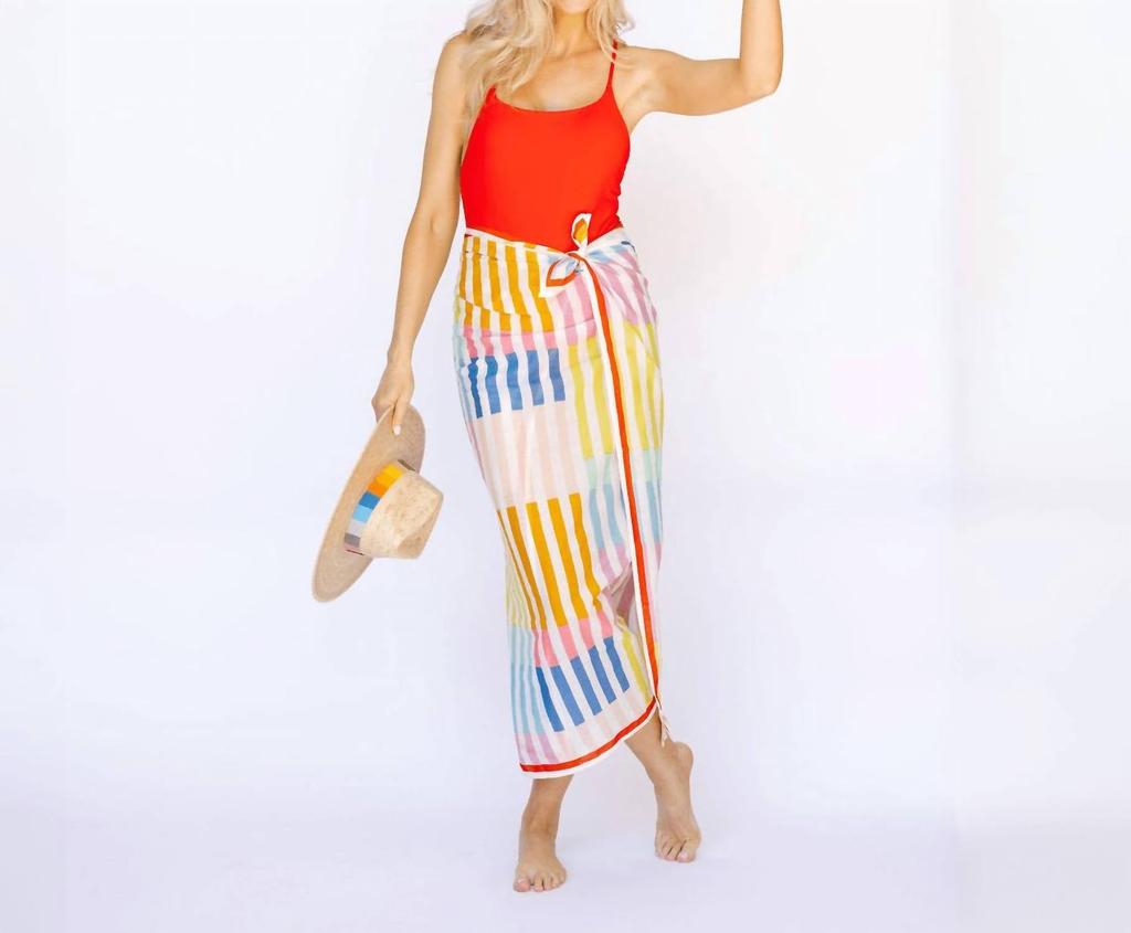 Sunshine Tienda Sunshine Tienda - Rainbow Stripe Sarong