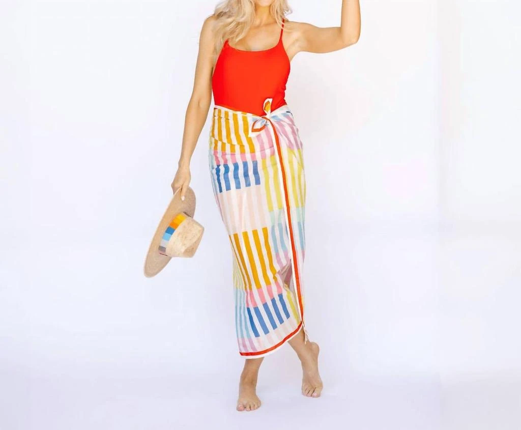 Sunshine Tienda Sunshine Tienda - Rainbow Stripe Sarong 1