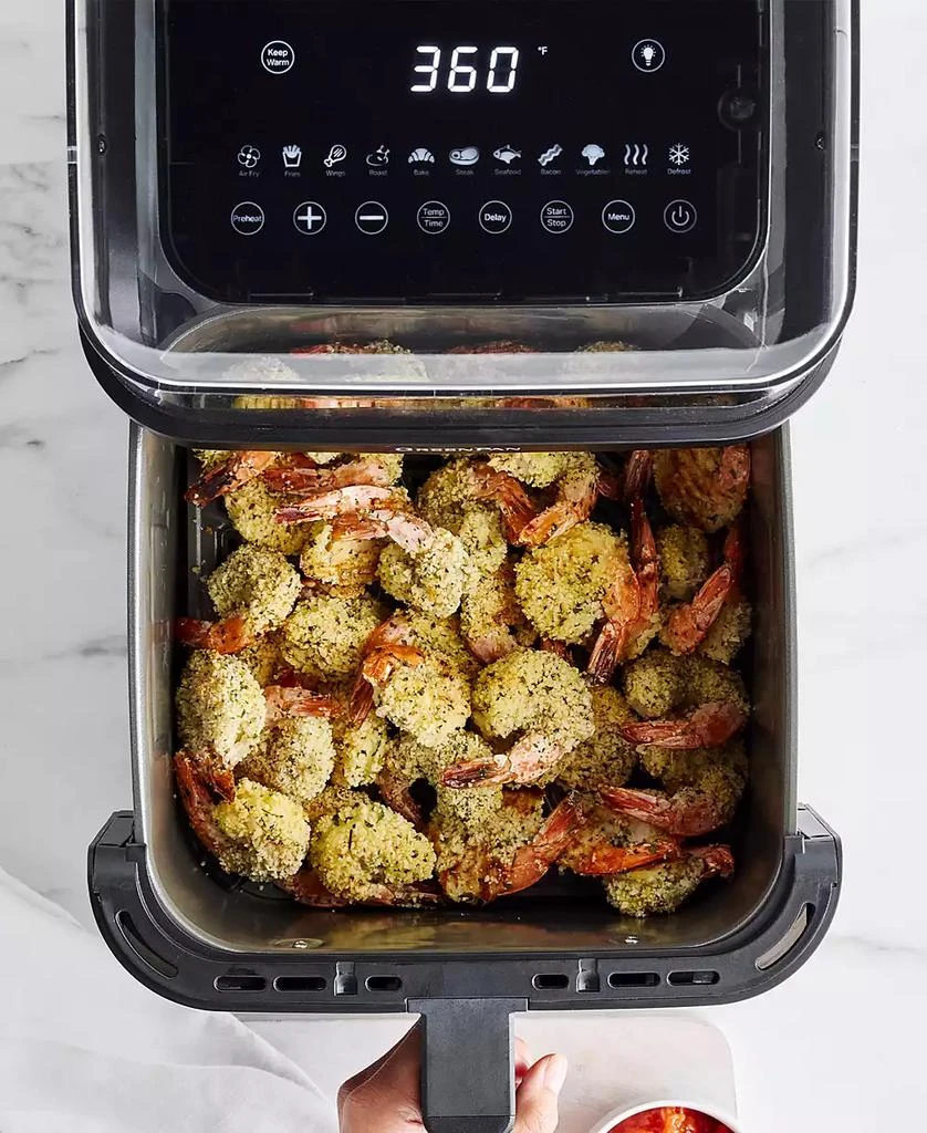 Greenpan Bistro 7 Quart 360° Clear View Air Fryer 10