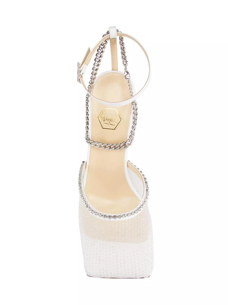 Nalebe Stellar Crystal-Embellished Mesh Pumps 5