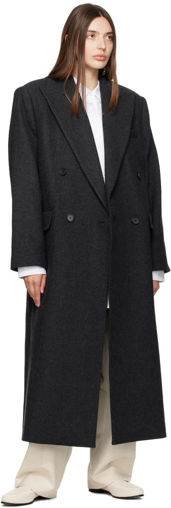 FILIPPA K Gray Tailored Peacoat 4