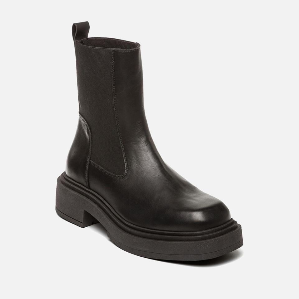 undefined STEVE MADDEN WOMEN'S CHURRO LEATHER BOOTS