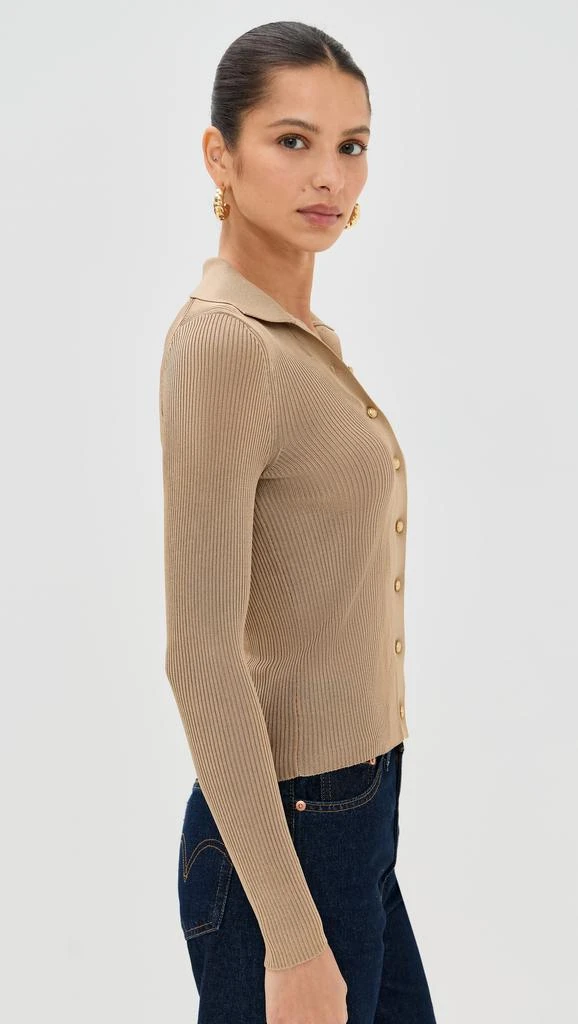 Alice + Olivia Nealie Ribbed Polo 3