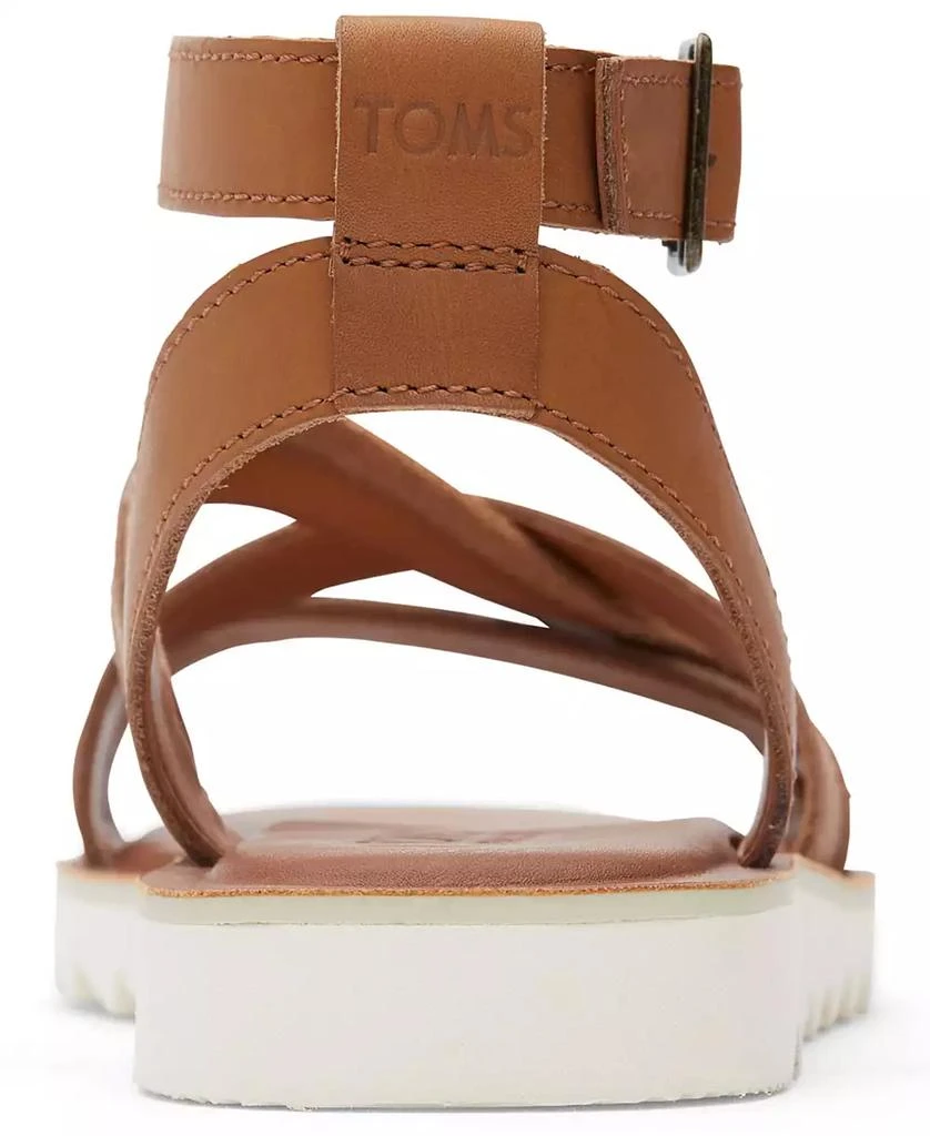 TOMS Women's Rory Ankle-Strap Flat Tread Sandals 3