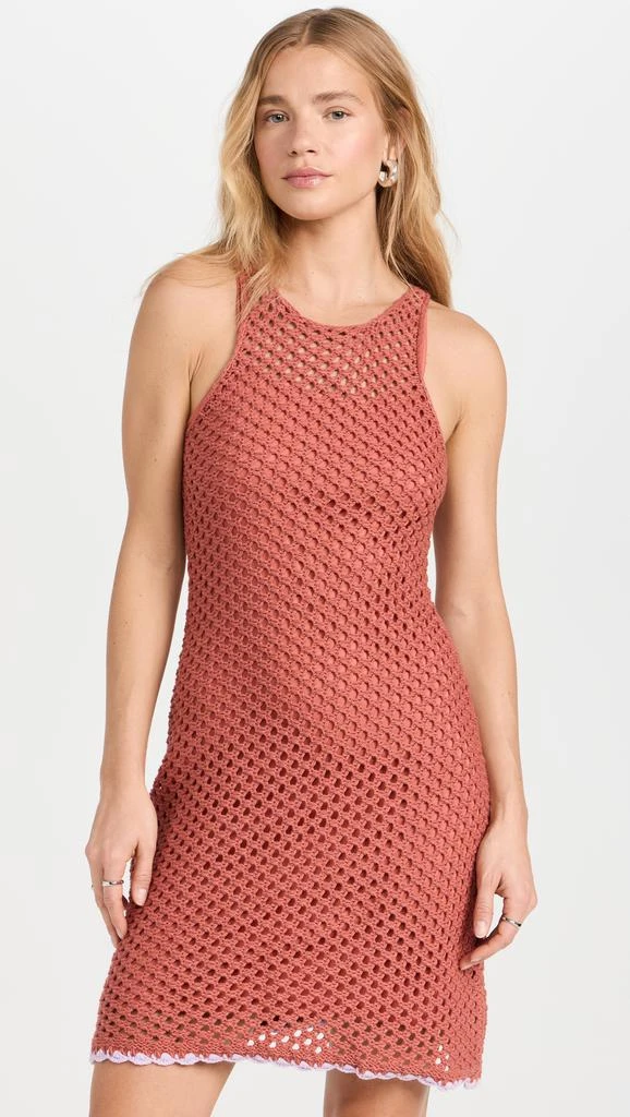 MINKPINK Carver Crochet Mini Dress 6