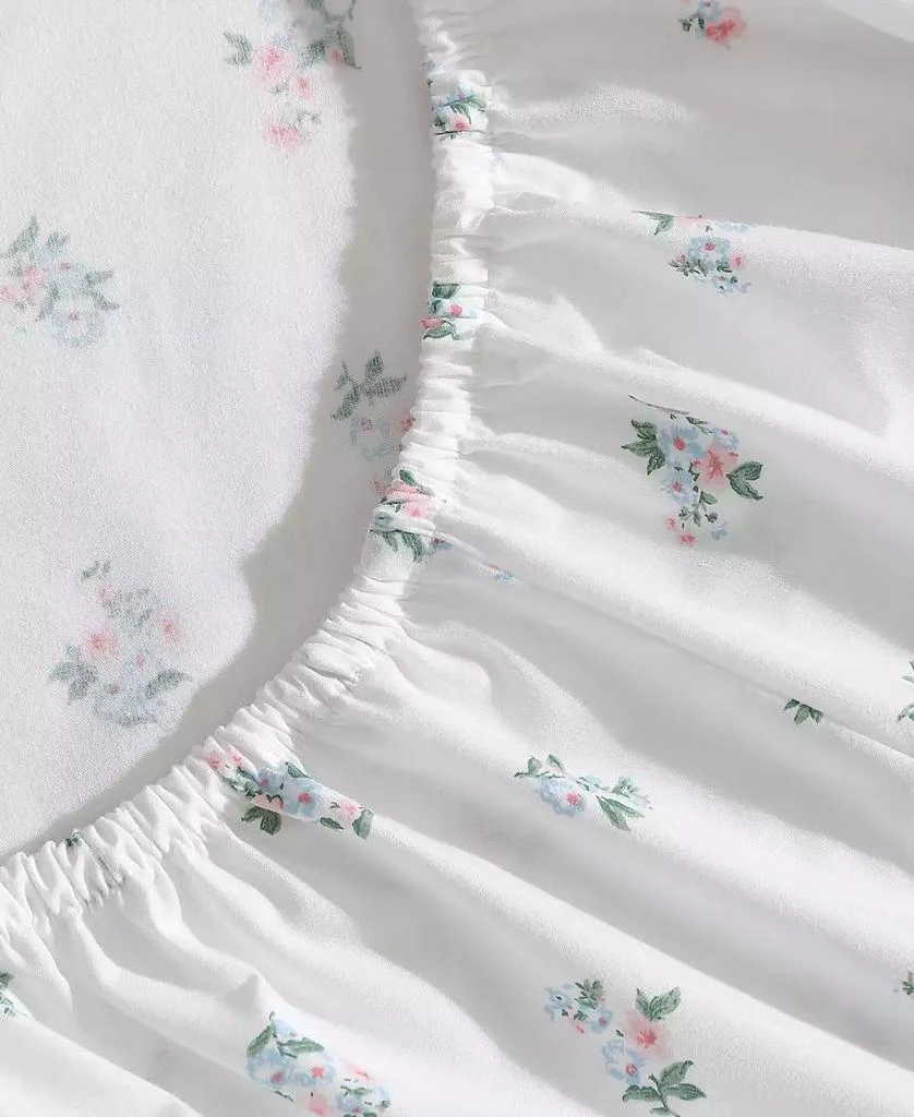 Laura Ashley 200-Thread Count Cotton Percale 4 -Pc. Sheet Set, Queen 6