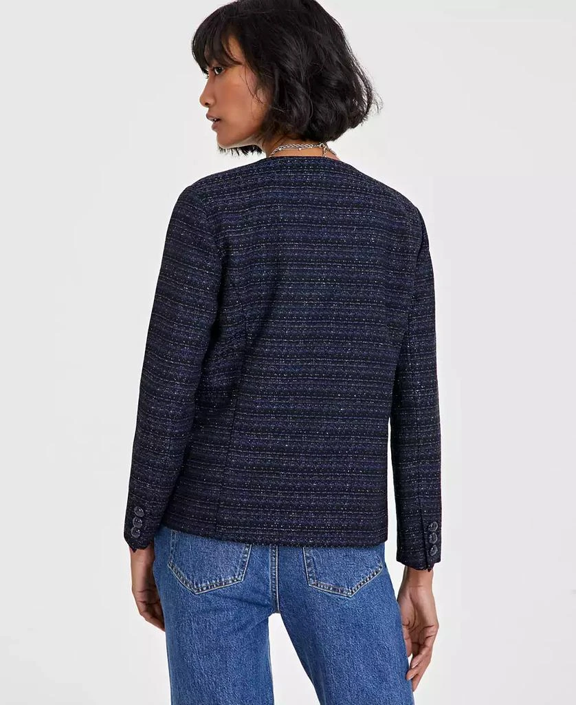On 34th Women's Tweed Collarless Jacket, Created for Macy's 4