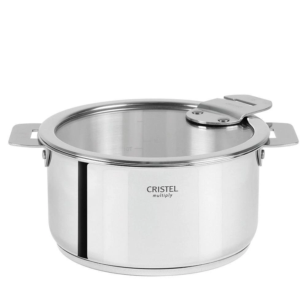 Cristel Casteline Tech 2.5 Qt. Saucepan with Lid - Exclusive 1