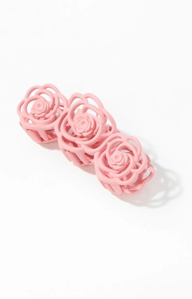 LA Hearts Rose Flower Hair Claw Clip 2