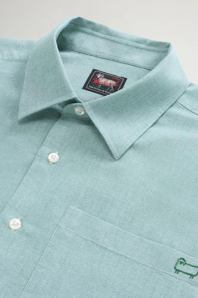Woolrich Pure Cotton Oxford Shirt by Todd Snyder - Men - Blue 6