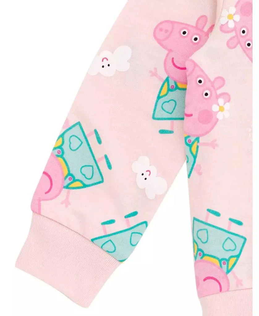 Peppa Pig Girls French Terry Sweatshirt Toddler |Child 2