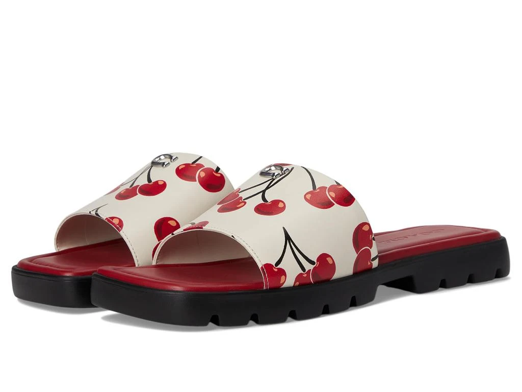 Coach Florence Sandal with Cherry Print 1