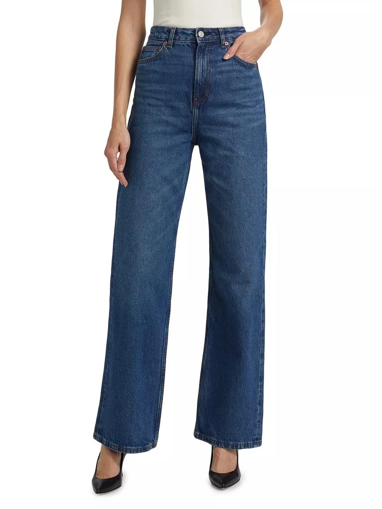 Reformation Wilder Stretch High-Rise Wide-Leg Jeans 3